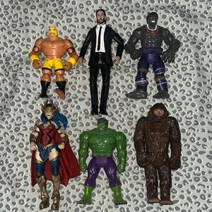 Heroic and Monster Action Figure Set